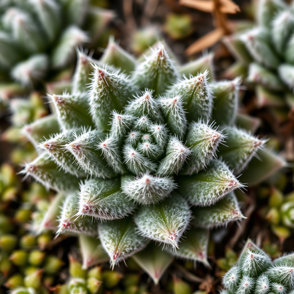 Sempervivum arachnoideum subsp tomntosum ‘Minor’