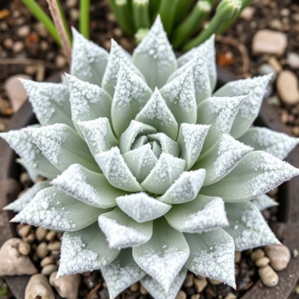 Sempervivum Arctic White Succulent
