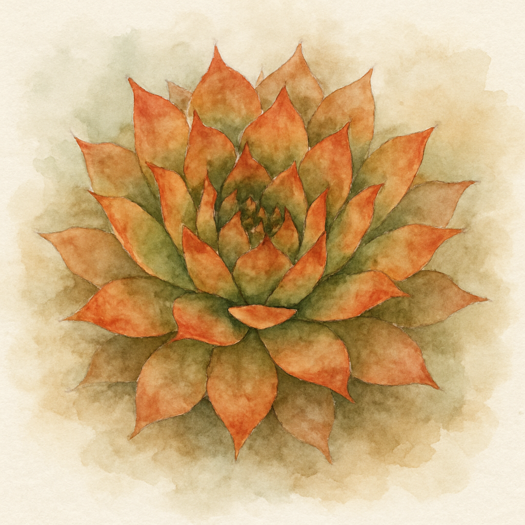 Sempervivum 'Autumn Fire'