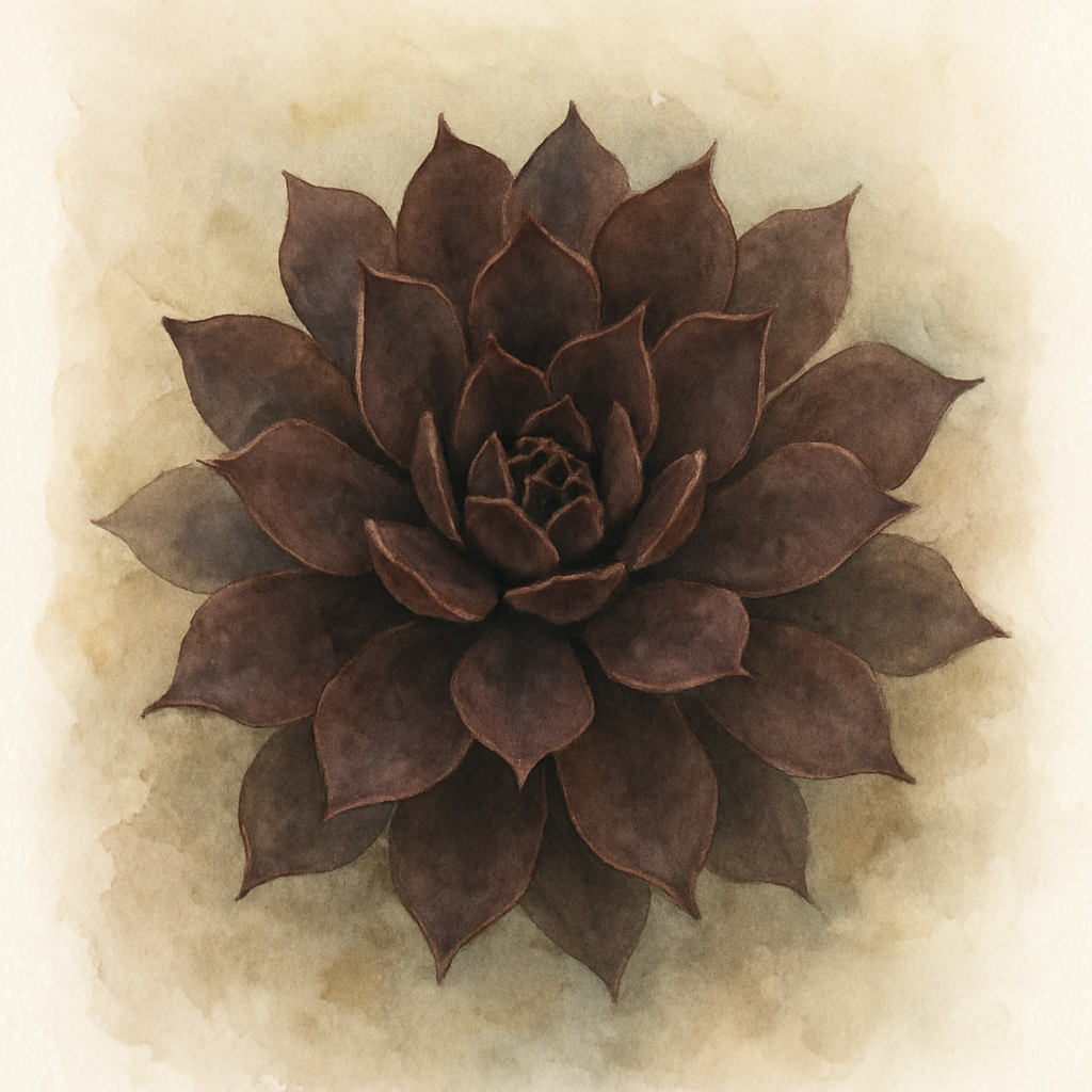 Sempervivum 'Bitter Chocolate'