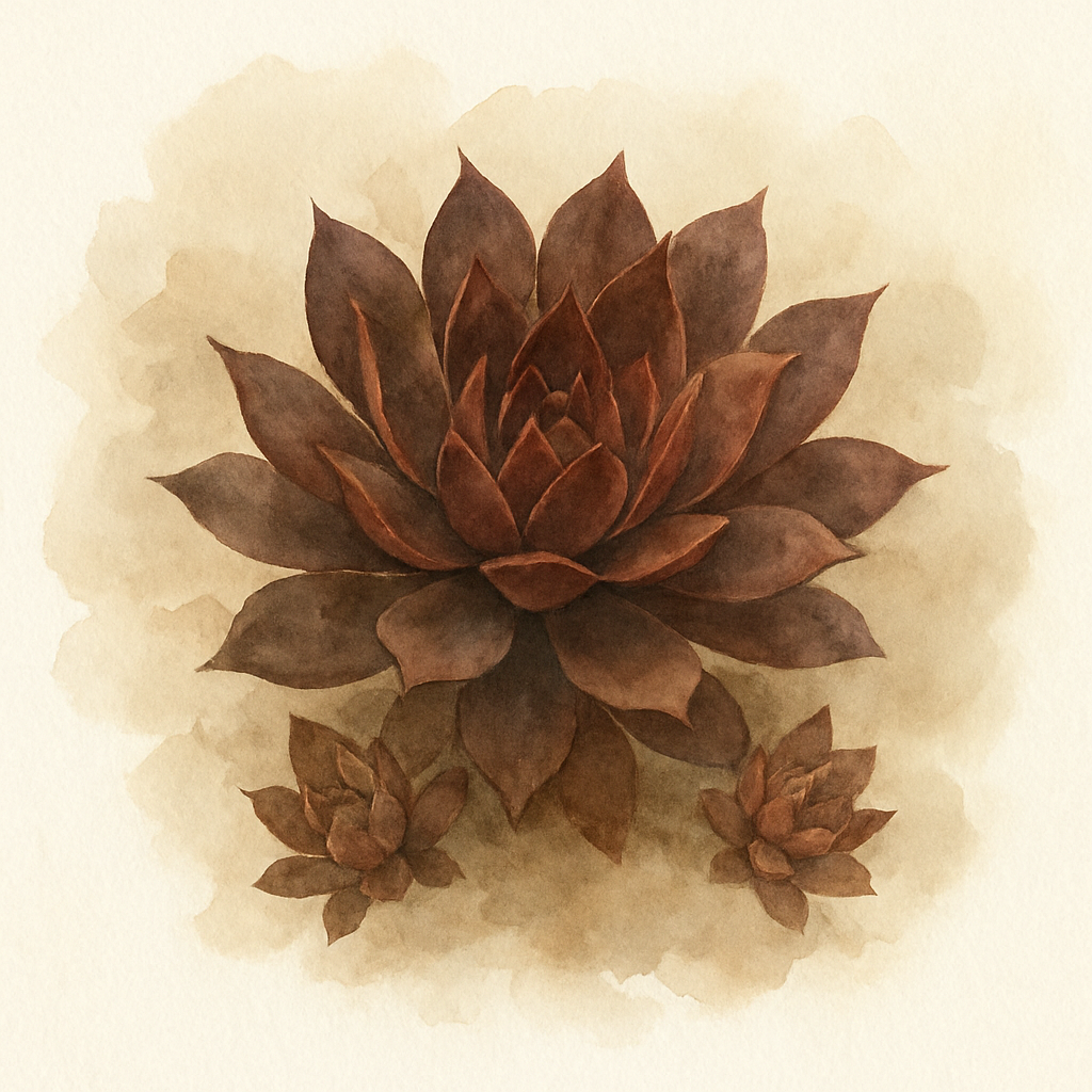 Sempervivum 'Brown Owl'