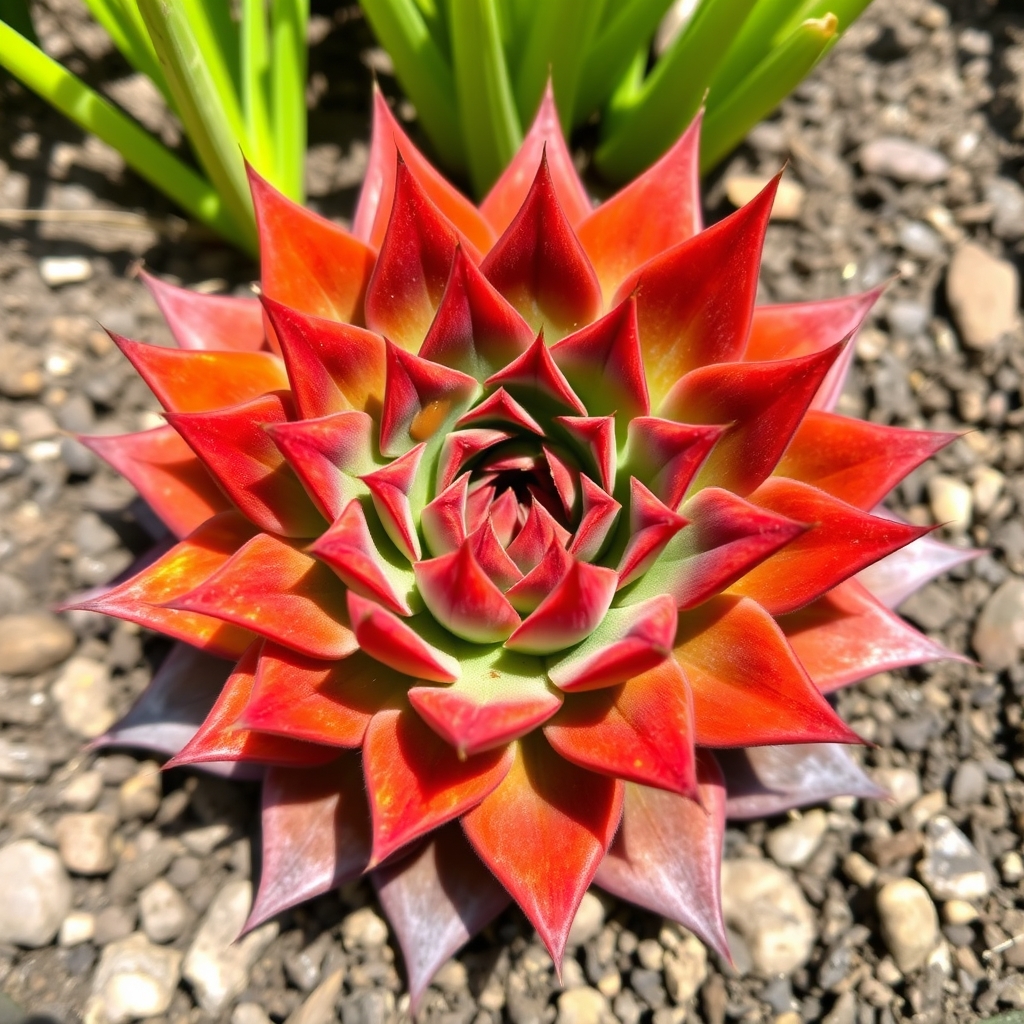 Sempervivum 'Burnt Embers'