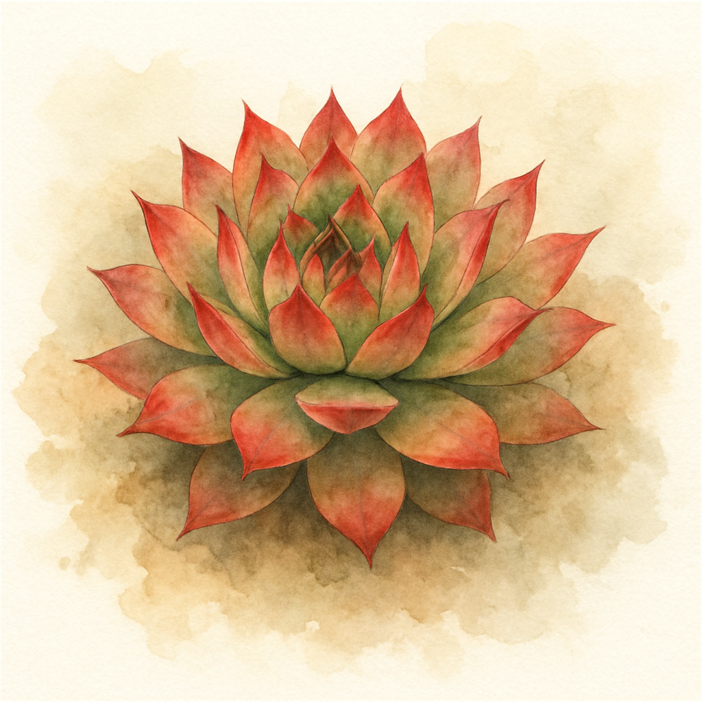 Sempervivum 'Chilli Pepper'