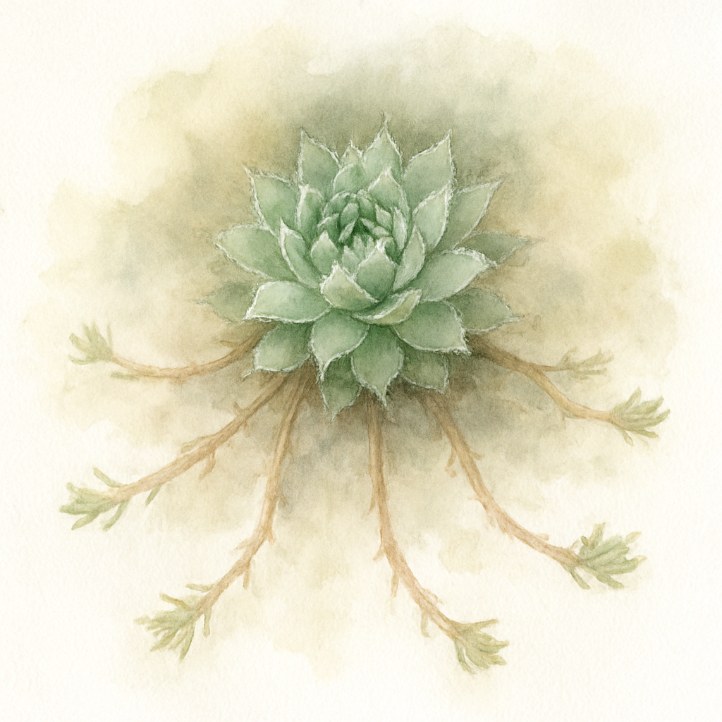 Sempervivum ciliosum subsp. octopodes