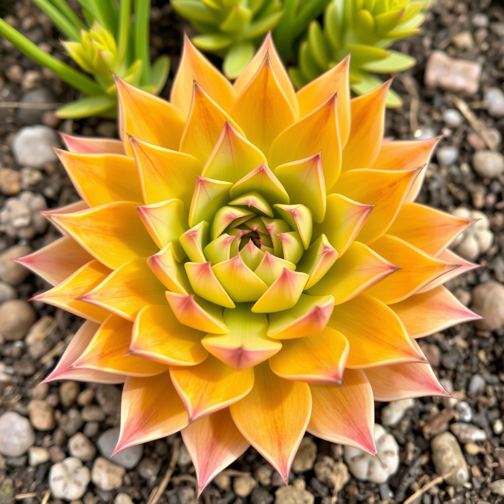 Sempervivum 'Golden Dial'