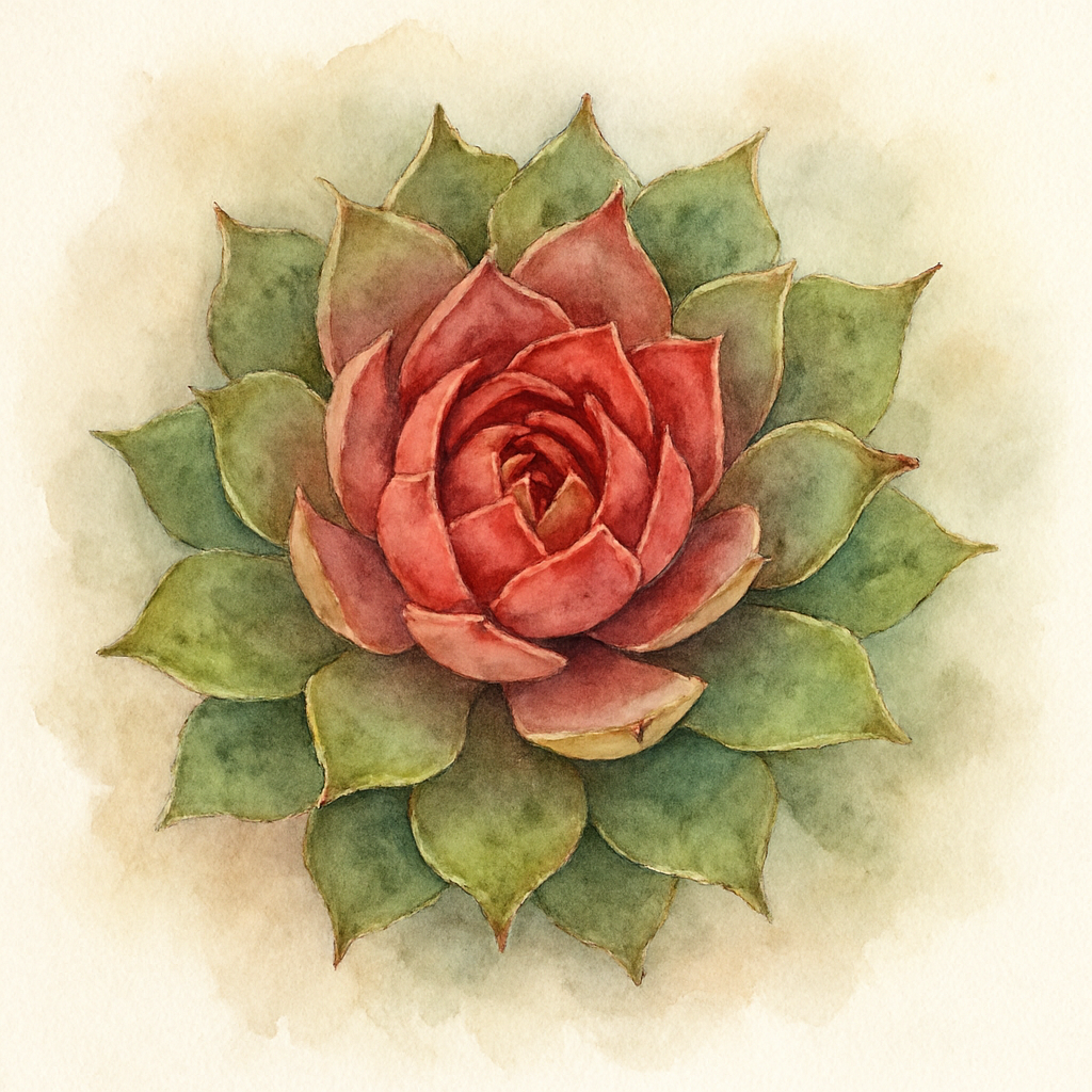 Sempervivum 'In A Twirl'
