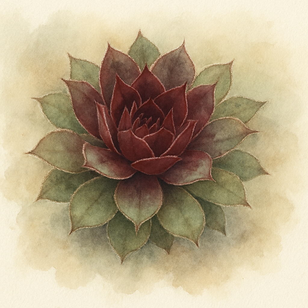 Sempervivum 'Lucy Liu'