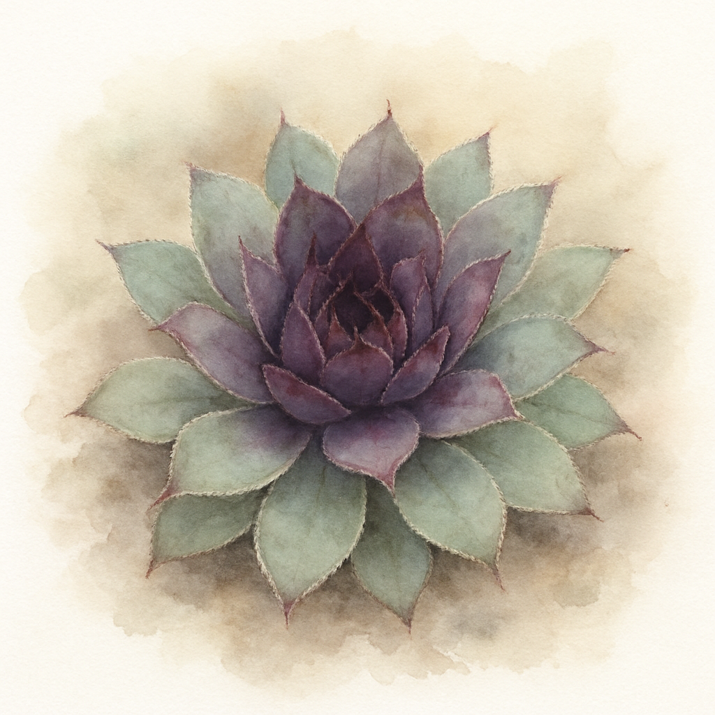 Sempervivum 'Pacific Purple Shadows'