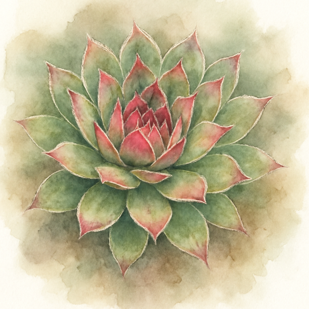 Sempervivum 'Picasso'