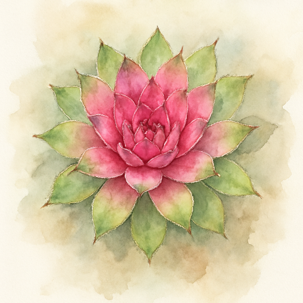 Sempervivum 'Pink Flamingo'