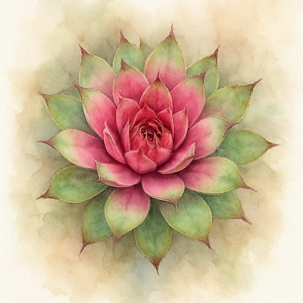 Sempervivum 'Pink Flamingoes'