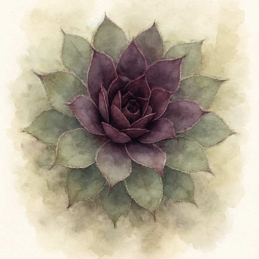 Sempervivum 'Purple Queen'