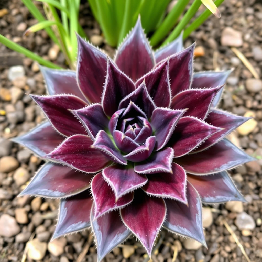 Sempervivum 'Raven Heart'