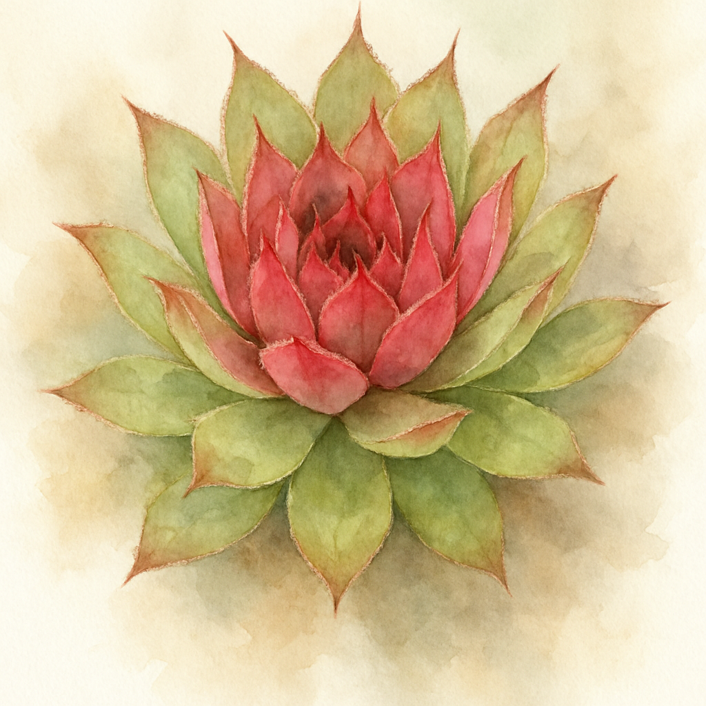 Sempervivum 'Red Pink'