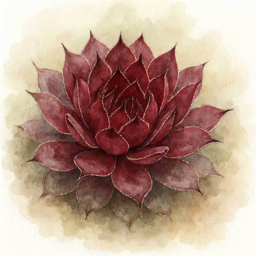 Sempervivum 'Rothart'