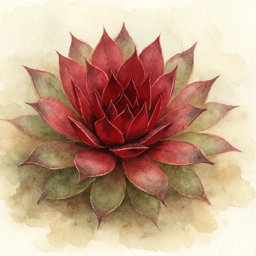 Sempervivum 'Rubin'