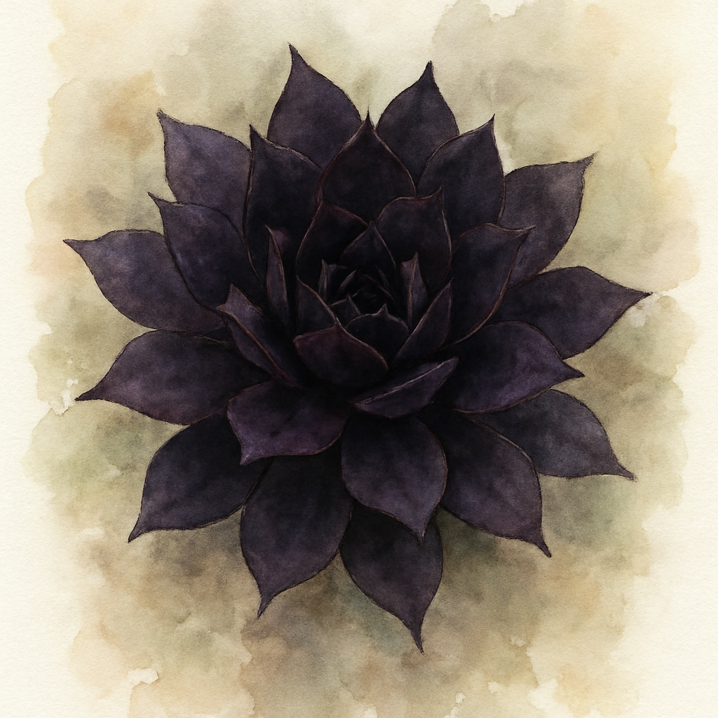 Sempervivum 'Schwarze Rose'