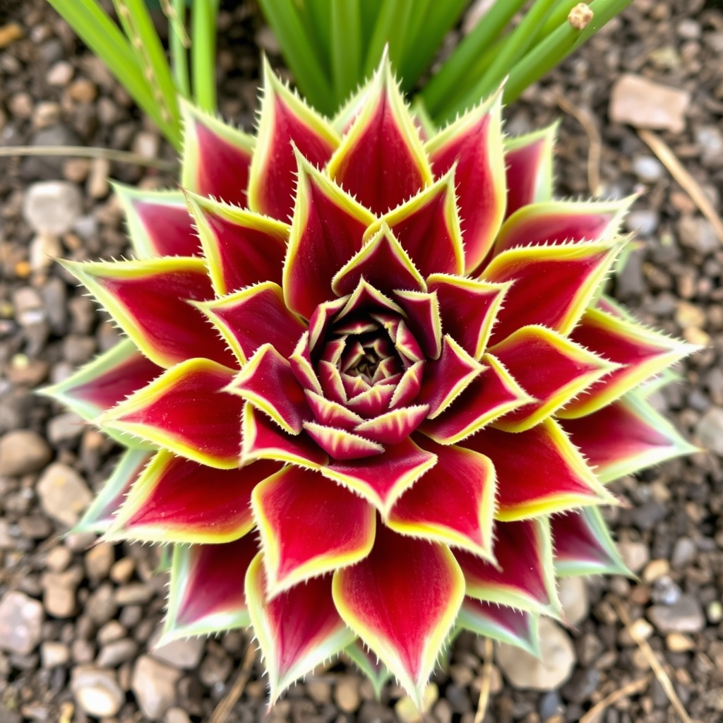 Sempervivum 'Shock Waves'