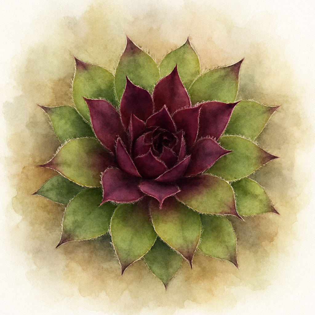 Sempervivum 'Shock Waves'