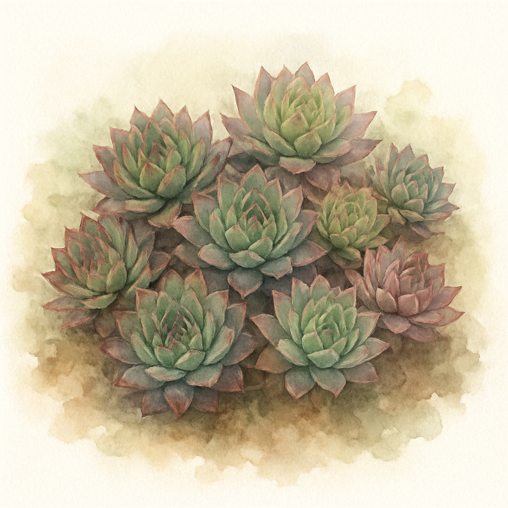 sempervivum starter selection 10 plants