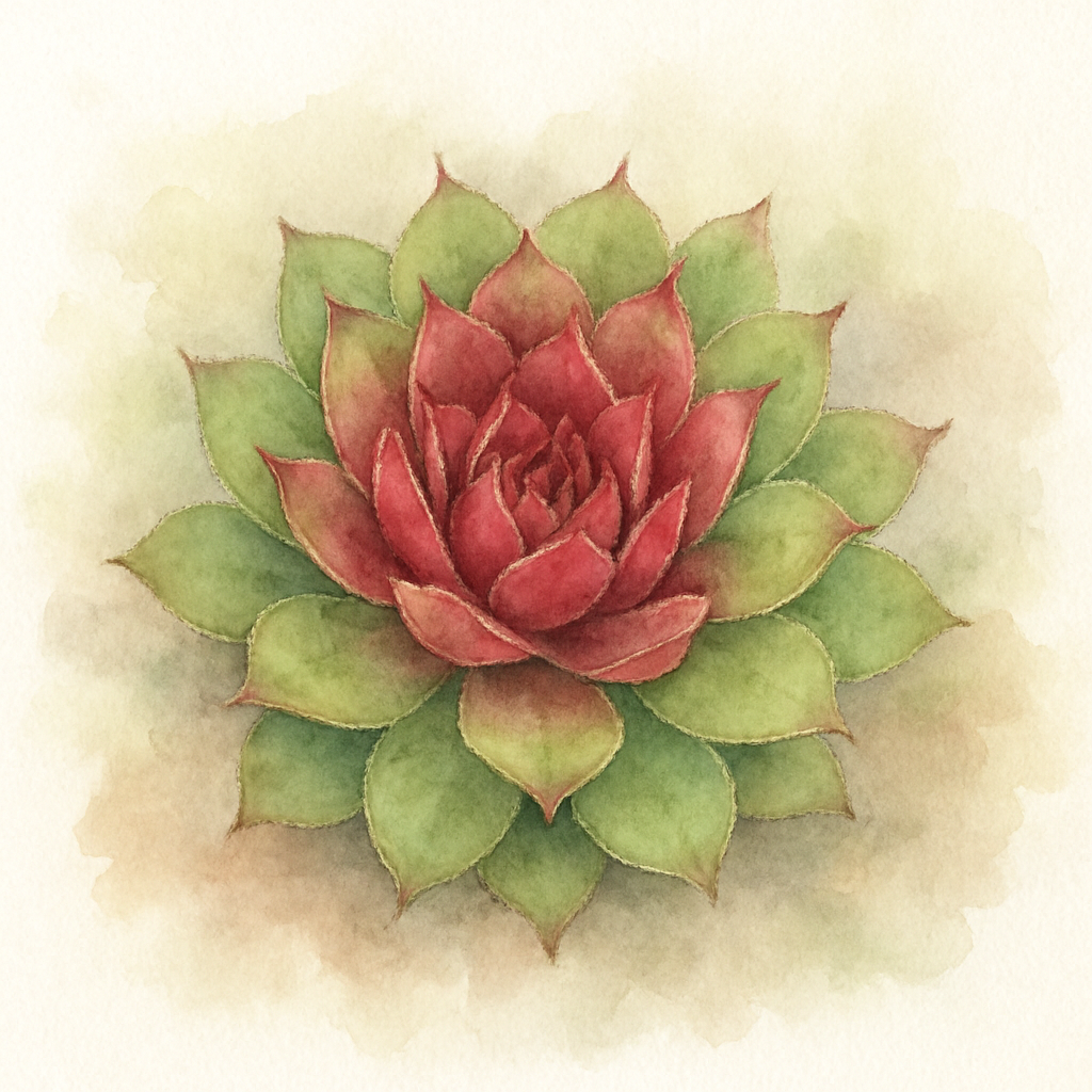 Sempervivum 'Tesoro'