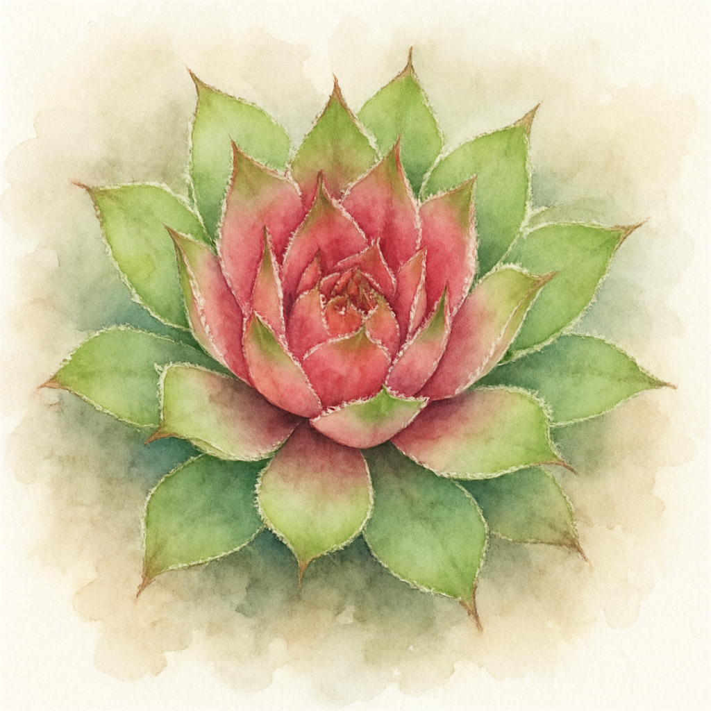 Sempervivum 'Tickled Pink'