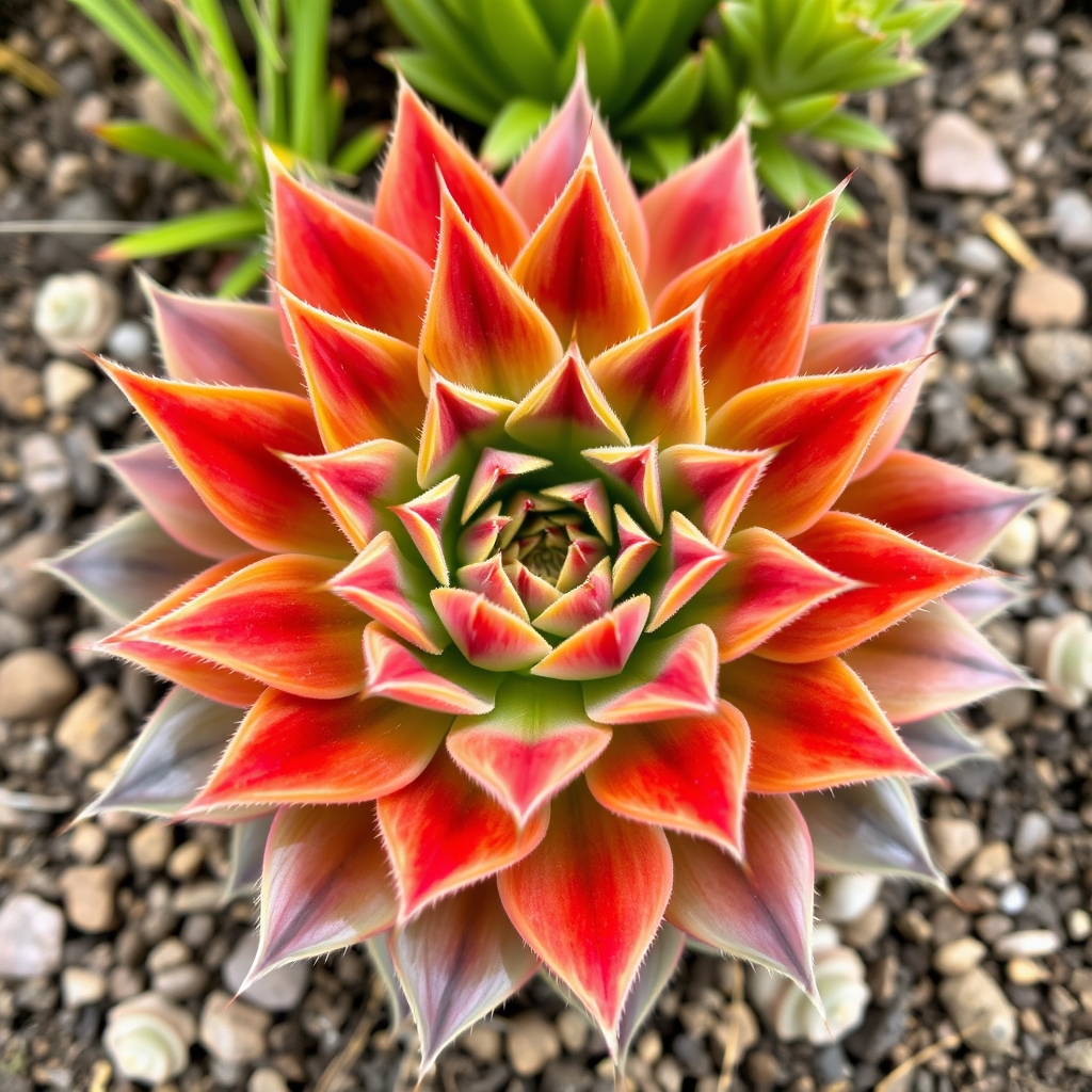 Sempervivum 'Traffic Lights'