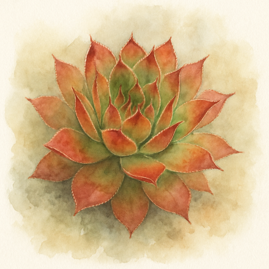 Sempervivum 'Traffic Lights'