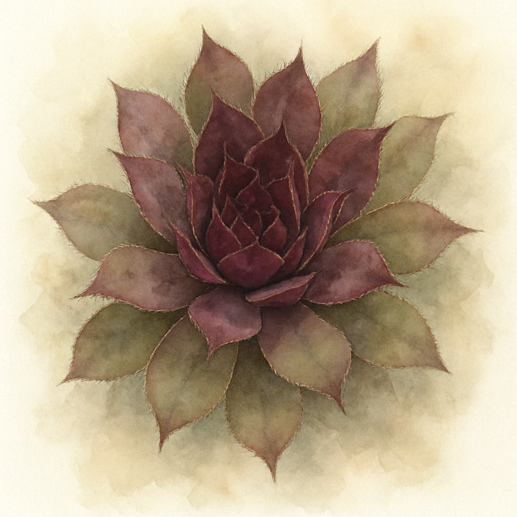 Sempervivum 'Tristesse'