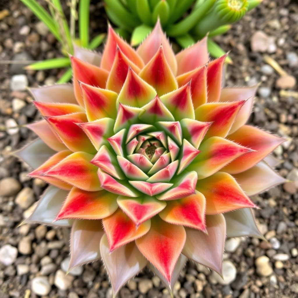 Sempervivum 'Tudor Rose'