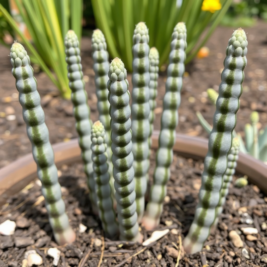 Big Kleinia Senecio (Stapeliiformis, Pickle Plant, Candle Stick Plant)
