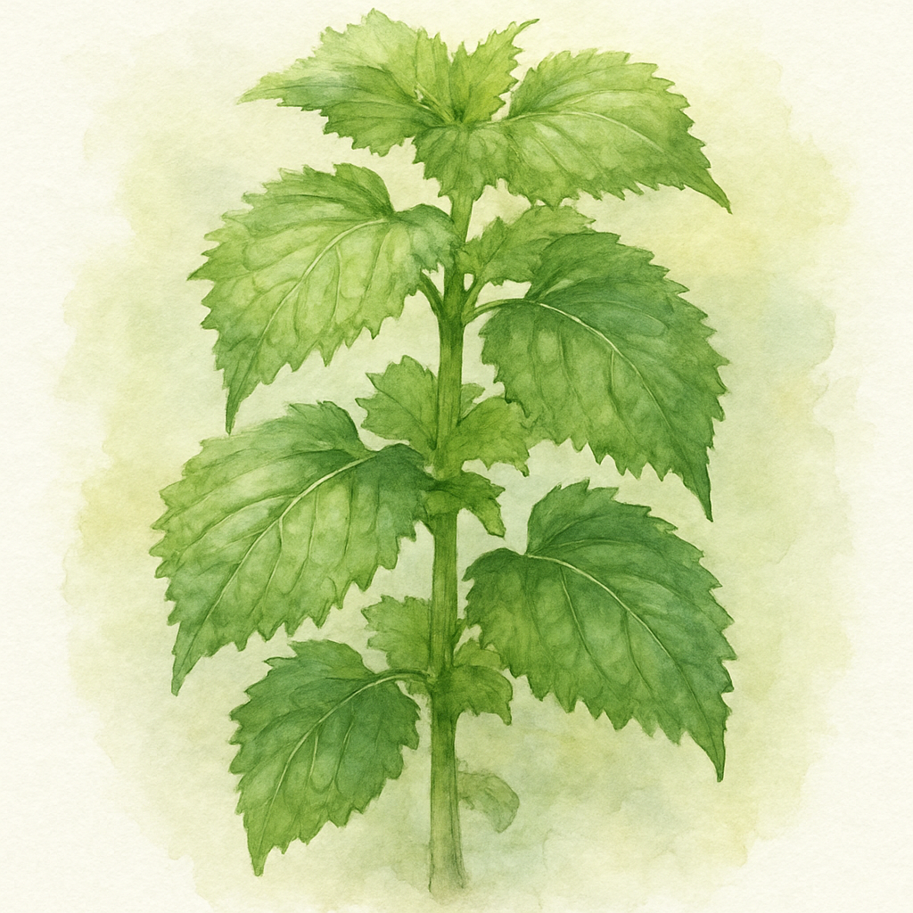 Shiso green (Perilla frutescens)