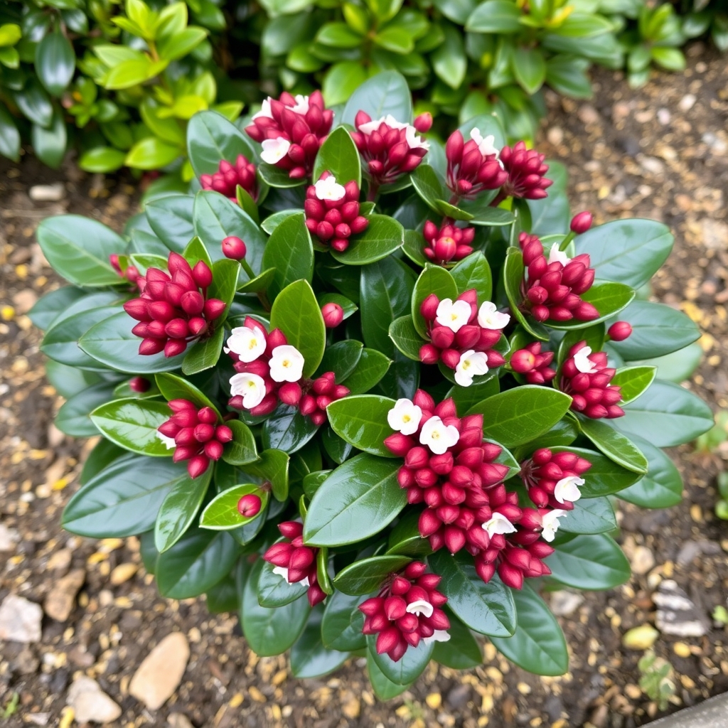 Skimmia japonica ‘Merlot’