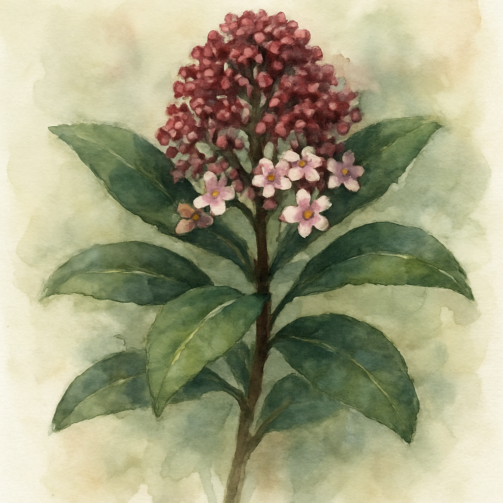 Skimmia japonica ‘Merlot’