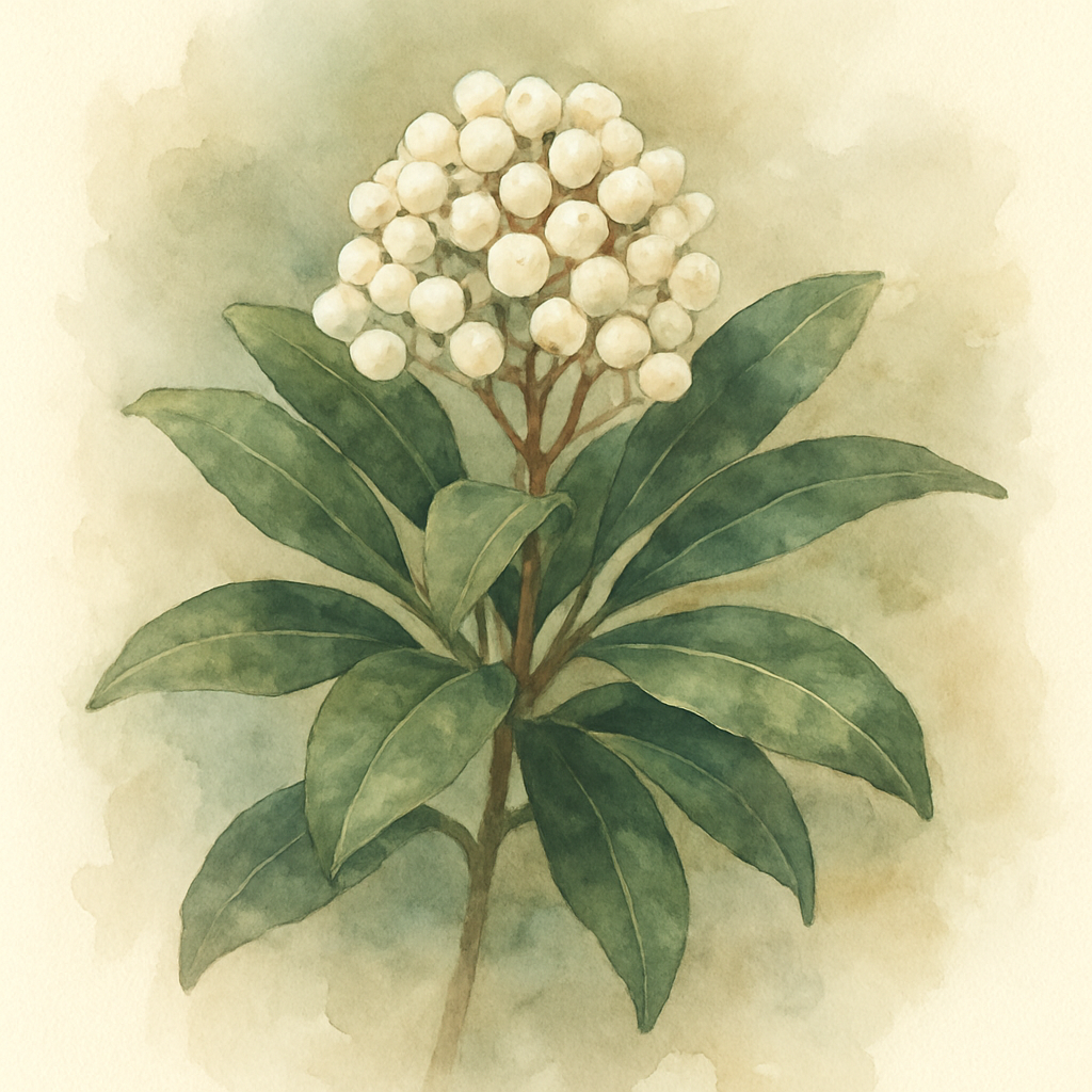 Skimmia japonica ‘O’Berries White’