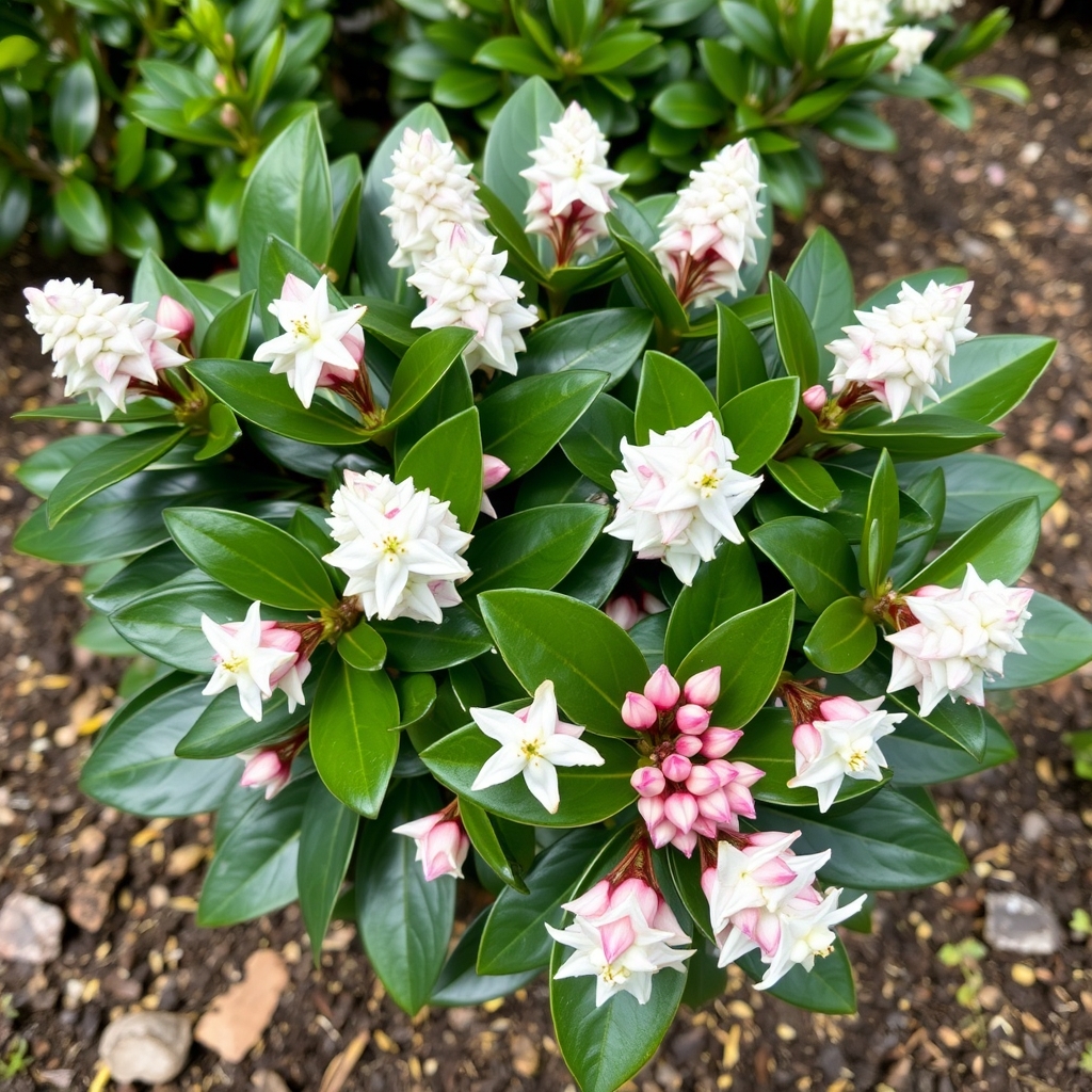 Skimmia japonica Fragrant Cloud