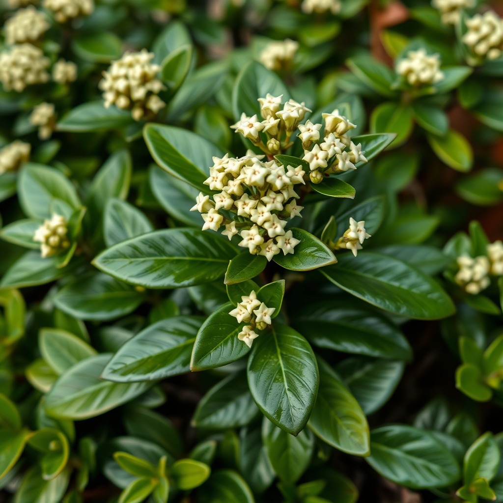 Skimmia japonica Kew Green