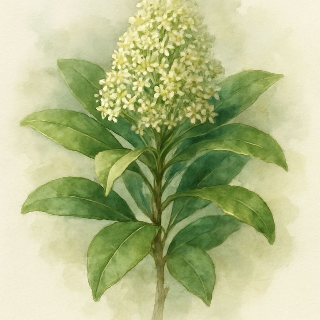 Skimmia japonica Kew Green