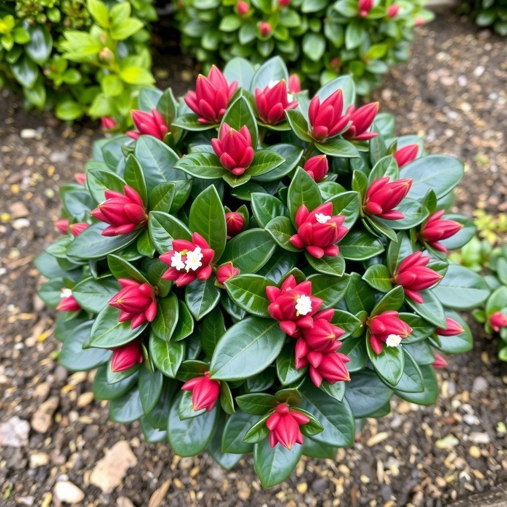 Skimmia japonica Rubella