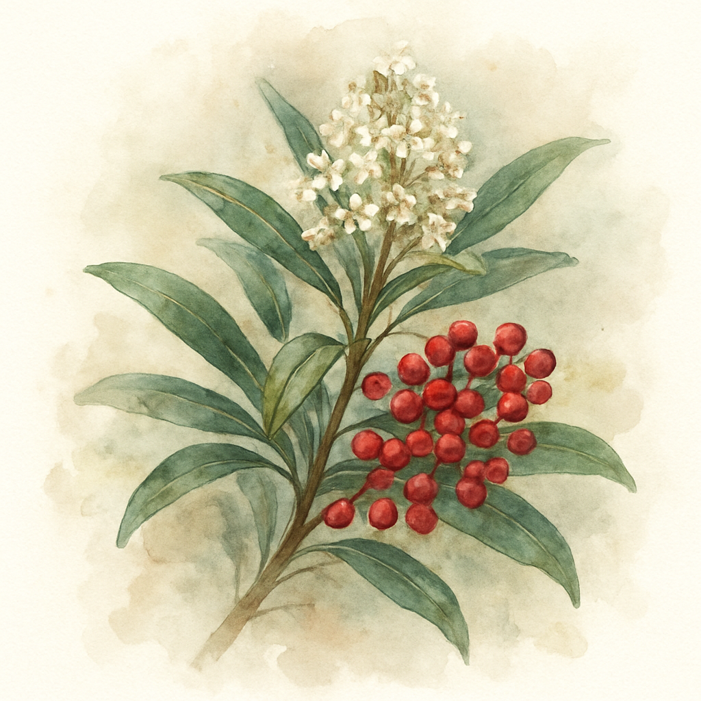 Skimmia japonica subsp. reevesiana