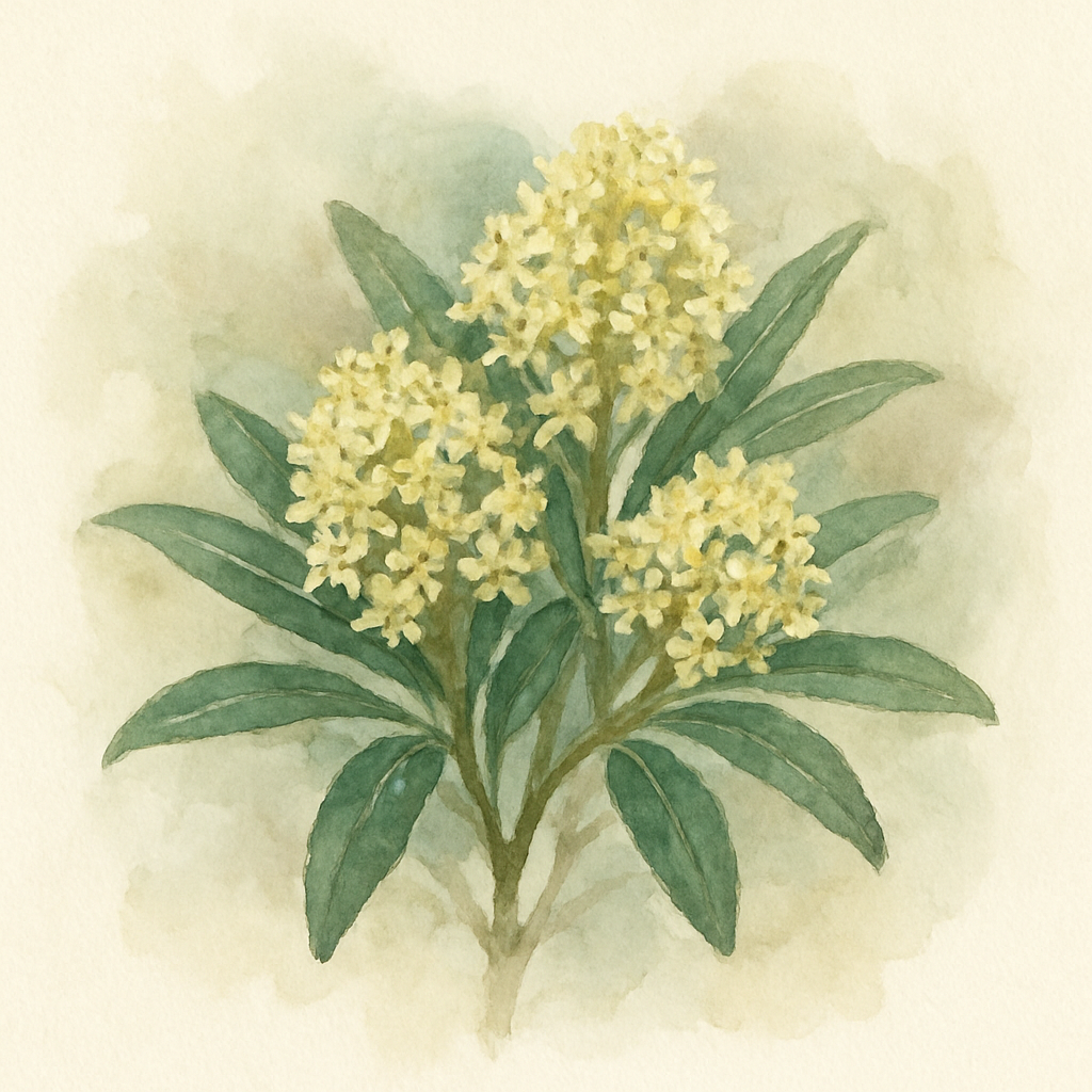 Skimmia laureola - Yellow Skimmia