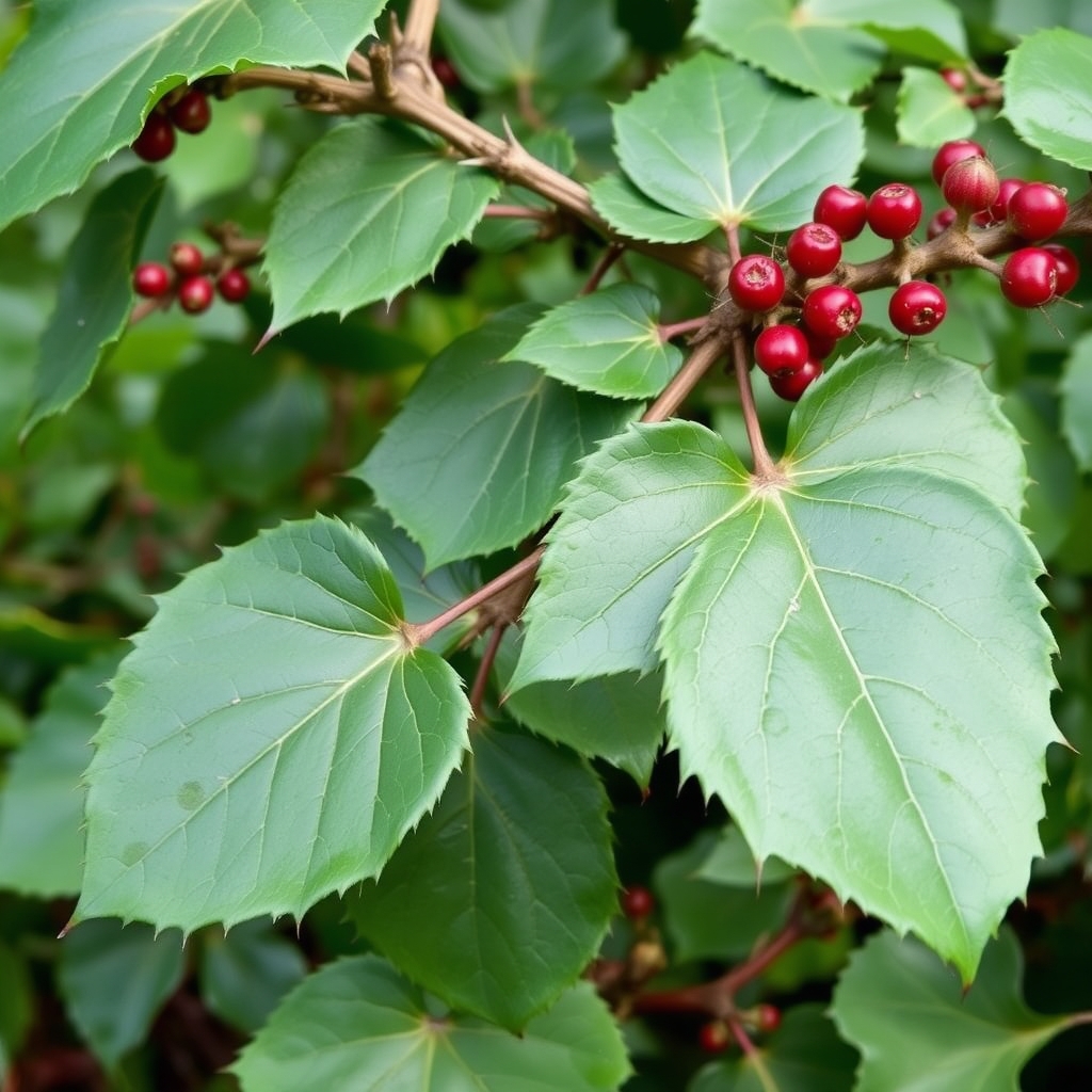 Smilax aspera - Prickly Ivy, Sarsaparille