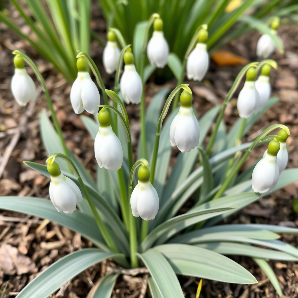 Snowdrop Bulbs in the Green