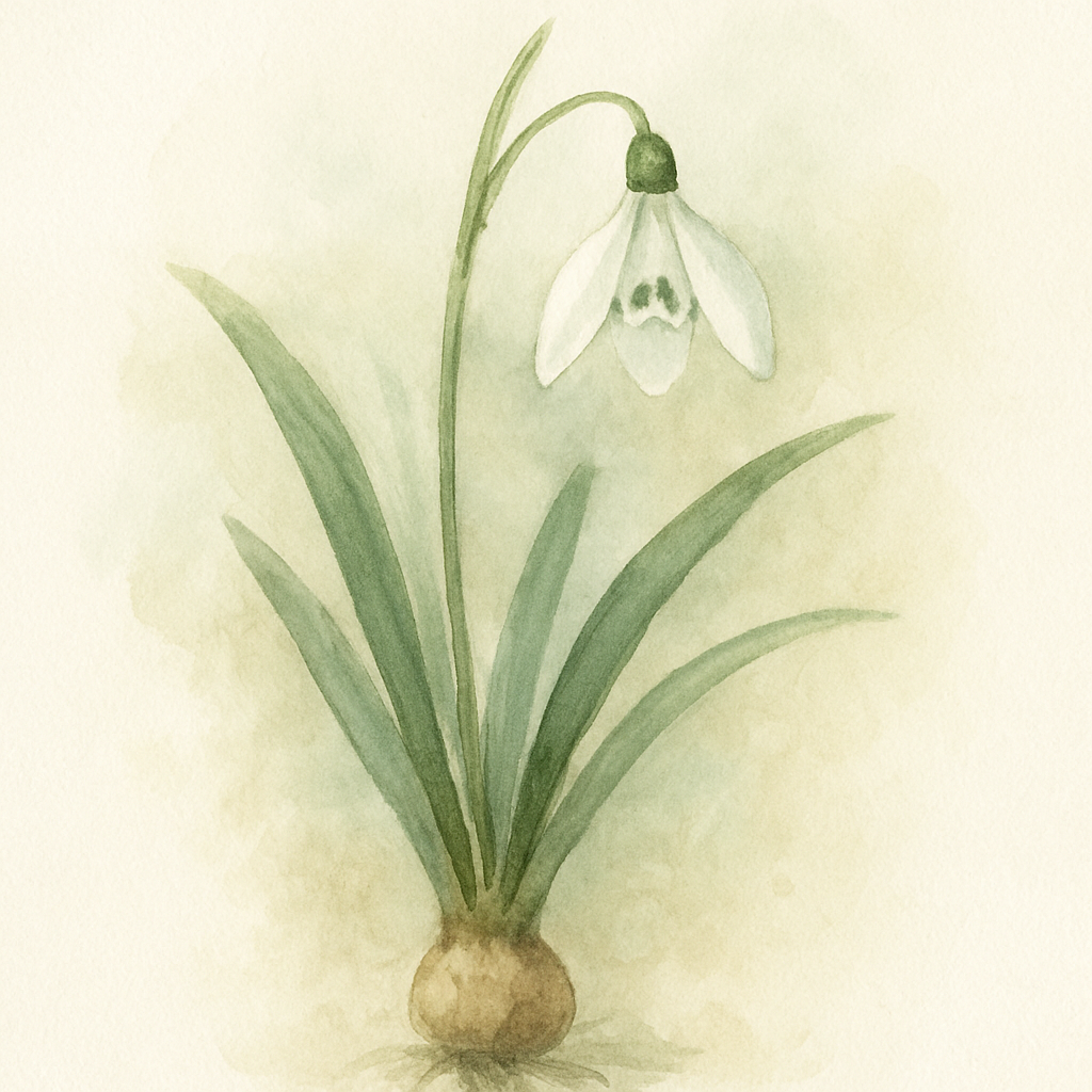 Snowdrop Bulbs in the Green