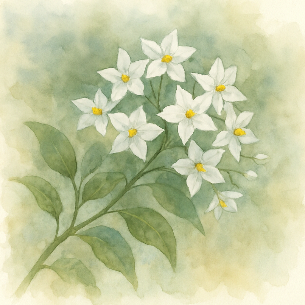Solanum laxum 'Album'