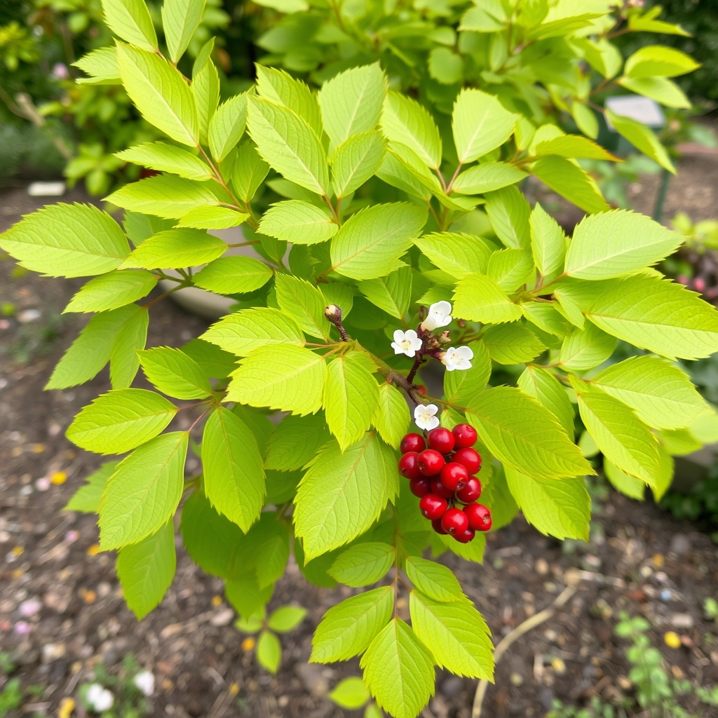 Sorbus alnifolia 'Red Bird' Tree