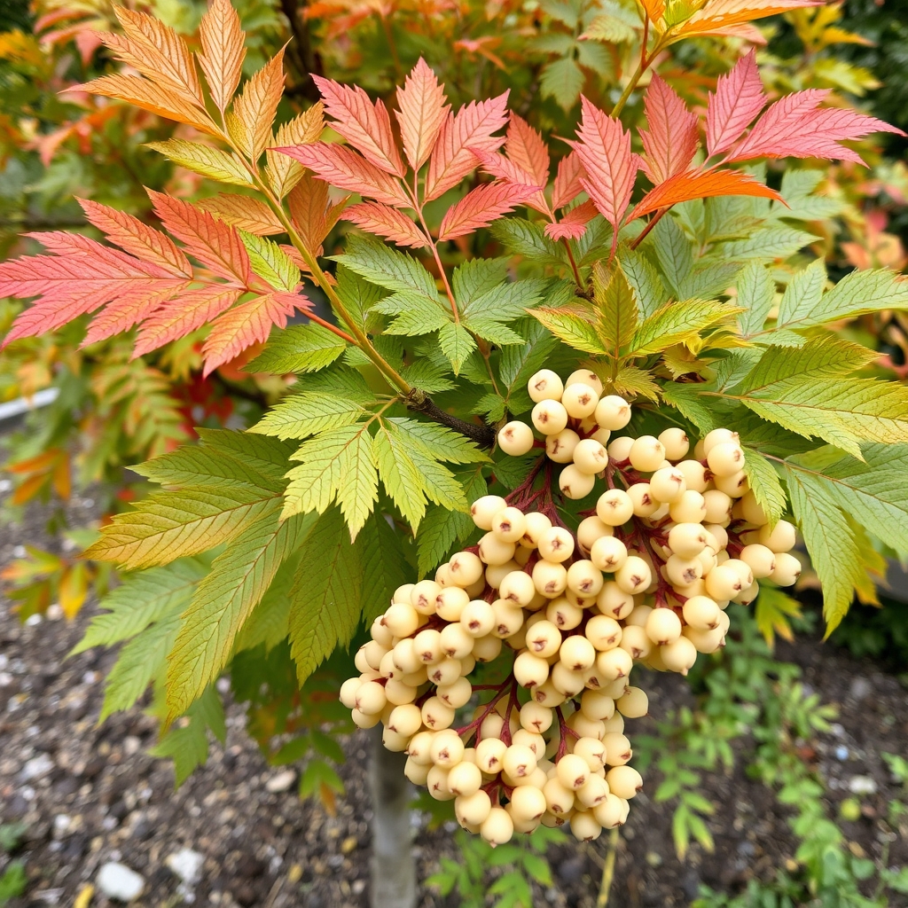 Sorbus aucuparia ‘Joseph Rock’ (Rowan Joseph Rock)