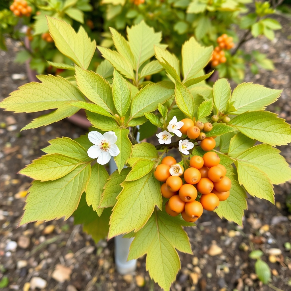 Sorbus 'Copper Kettle' Tree