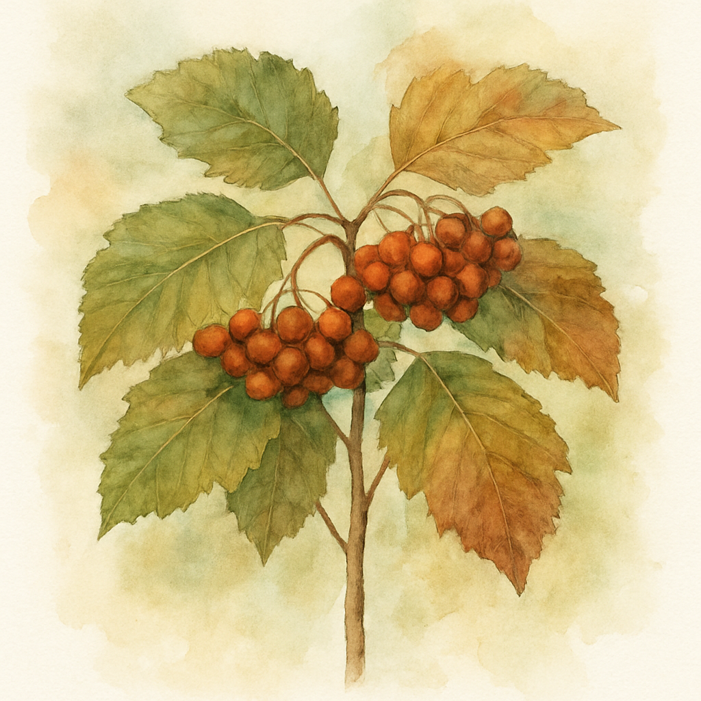 Sorbus megalocarpa Large Leaved Rowan