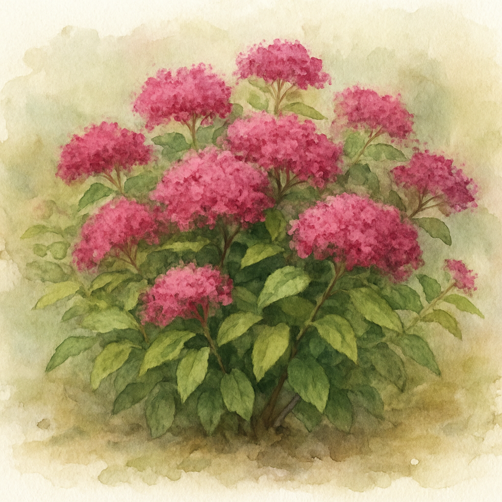 Spiraea japonica 'Anthony Waterer' Japanese Spiraea